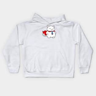 Super Daddy (cat only) Kids Hoodie